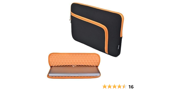 Case Star 13 13 3 Inch Neoprene Laptop Sleeve Case Bag With Anti Shock Eva Foam Shock Resistant Padding Inside For Apple Macbook Pro 13 3 Inch With Or Without Retina Display And Macbook Air 13 Black