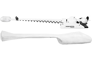 Oceansouth Cubierta personalizada diseñada para motores de arrastre MINN KOTA (cubierta compatible con Riptide Terrova, 1828 mm, blanco)