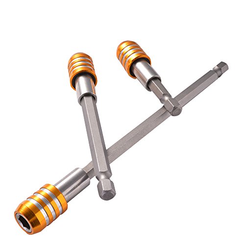 XCSOURCE® 60/100/150mm 1/4″ Sechskant Schraubendreher Verlängerungs Bit Schnellwechsel Auslöser Magnetisch BI653 - 5