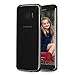 Produktbild Galaxy S7 Edge Hülle, Samione TPU Schutzhülle für Galaxy S7 Edge Case Kratzfeste Plating Schutzhülle Silikon Crystal Case Durchsichtig für Samsung Galaxy S7 Edge (Jet Schwarz)