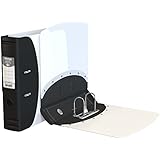Hermes 832001 A4 60mm Lever Arch File Heavy Duty Capacity - Black