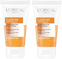 L'Or&eacute;al Paris Sublimist Anti-Fatigue Gommage Eclat pour Peau Parfaite sans Savon 150 ml - Lot de 2