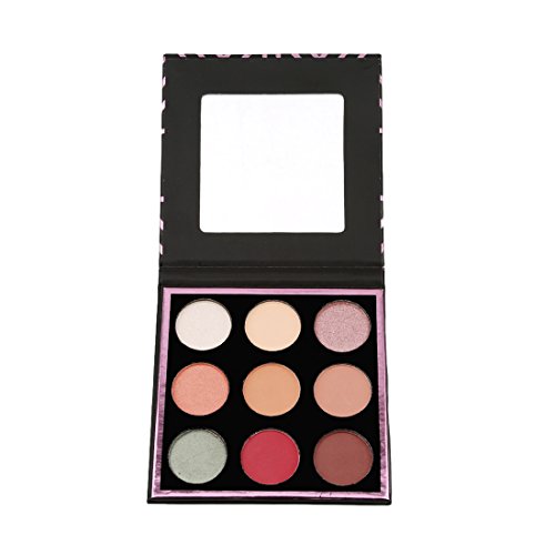 VWH Kosmetik Matte Lidschatten Creme Make-up Palette Schimmer Set 9 Farben