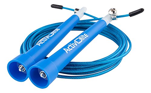 ActiveElite – Profi Springseil für Sport & Fitness – Ideal für: Boxen, Crossfit, MMA, WOD – BONUS: Transporttasche - 2