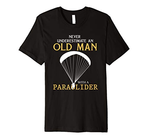 Never underestimate an old man with a paragliding