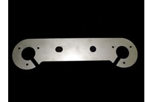 The Tuning-Shop STAINLESS STEEL 4mm DOUBLE TOW BAR 7 & 13 PIN SOCKET MOUNTING PLATE