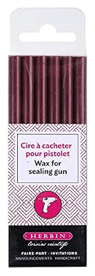 J. Herbin Herbin 6 Batons de cire pour pistolet Bordeaux