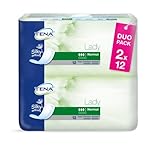 TENA Lady Normal Towels - 3 x Packs of 24 ( 72 Towels )