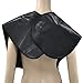 TRIXES Hairdressers Barber Cape Magnetic Collar Black for Haircut Dye Washing