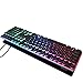 Produktbild WMA-Das Gaming-Tastatur 3 Farben Hintergrundbeleuchtung Englisch Tastatur Punk Tastenkappe Retro-Stil