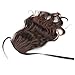 SODIAL(R) Dark Brown Ponytail Wig Hairpiece Hair Piece Long 55cm
