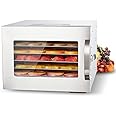 Maharaj Mall Layer Digital Panel Food Dehydrator Efficient Dehydration for Preserving Foods (500 Watt (6Trays) White)
