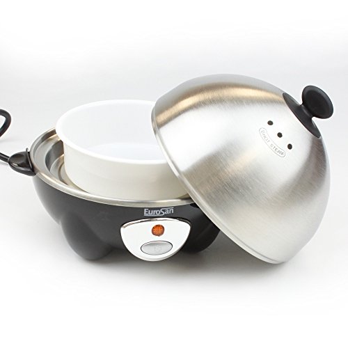 Eurosan ESHE Eierkocher Mikroelle, schwarz / edelstahl - 4