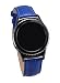 Produktbild OKCS Samsung Gear S2 Classic Kroko echt Leder Armband dunkelblau