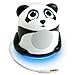 Price comparison product image Portable Music Stereo Speaker Kit with Cute Panda Bear Animal Design for Kids , Toddlers , Babies - Works with Mobile Phones , Tablets , MP3 / MP4 Players & More!