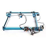 xy-plotter robot kit v2.0 Con un lápiz u otro utensilio puede dibujar sobre una superficie plana. La actual V2.0 tiene una estructura reforzada y se puede convertir en un instante en un grabado láser. El robot puede programar con mDraw o Benbox