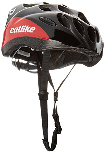 Catlike Kitten Casco de Ciclismo, Unisex niños, Rojo/Negro, S/52-55