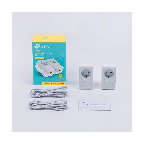 TP-Link TL-PA4010PKIT - PLC 2 Mini Adaptadores (AV 600 Mbps, Extensor, Repetidores de Red, Amplificador Cobertura Internet, Línea Eléctrica, 2 Puerto, Enchufe Adicional) - Imagen 5