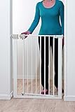 Safety 1st Easy Close Extra Tall Treppenschutzgitter, extra hohes Tütschutzgitter aus Metall zum Klemmen, weiß, bis 94 cm verlängerbar - 3