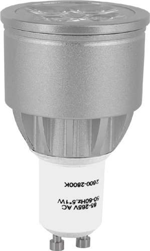 Preisvergleich Produktbild LAMPARA DICROICA LED GU10 5W / 230V 50HZ 2800K BLANCO CALIDO #2804