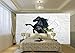 Produktbild WORINA 3d wallpaper wand schwarz pferd wandbild tv wohnzimmer schlafzimmer sofa hintergrund dekorative tapete papel de parede, 400x280 cm