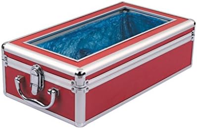 Automatic shoe cover machine ABS material Home shoe machine 16 * 8 * 5inches ( Color : Red , Size : Give 500 shoe covers )