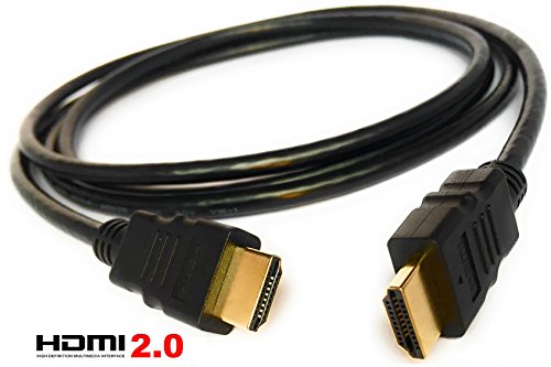 High Speed HDMI-Kabel 2m 4K 3D Ethernet ARC Version 2.0 18 Gbit/s schwarz sinux electronics