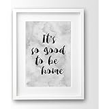 Typografie Aquarell ungerahmt,