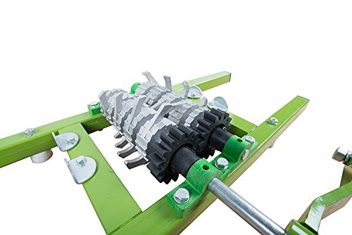 Obstmühle Obstmuser Obsthäcksler Beerenmühle mit Handkurbel 7 l Obstschredder - 3