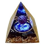 Orgone Pyramid Moonstone Crystal Ogan Crystal Energy Tower Nature Reiki Chakra Crushed Stone Jewelry Flower Of Life Crystal Orgonite Pyramid Healing Chakra Pyramid