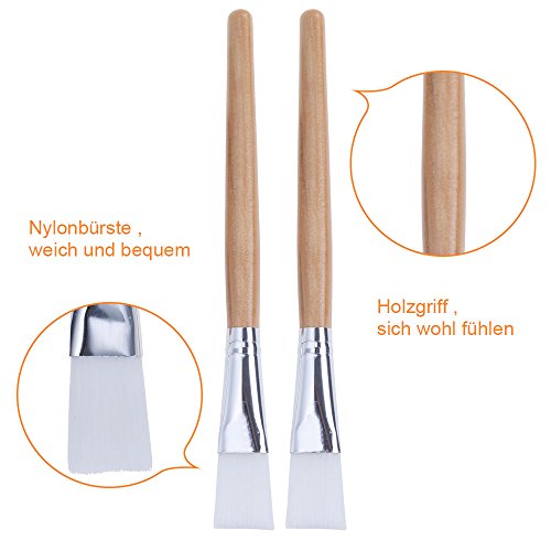 Lictin Gesichtsmaske Pinsel Kosmetik Pinsel Beauty Mask Pinsel Maskenpinsel Kosmetik Masken Pinsel Maskenpinsel Maske Bürste für Gesichtsmaske Gesichtsmaske Werkzeug - 3