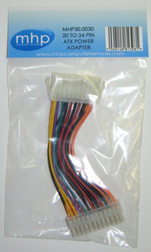 MHP ® 20-24-Pin ATX Adapter Kabel ATX 1.3 auf 2.0 Motherboard Power Supply Konverter Netzkabel - 2