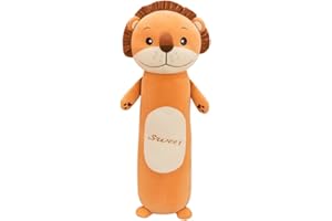 URFEDA Simpatico Cuscino cilindrico Lungo per Animali, Bambola pigra Che Dorme Lunga Peluche Cuscino Carino Side Sleeper Leg cuscino bambino cuscino, Cuddle Consolatore giocattolo