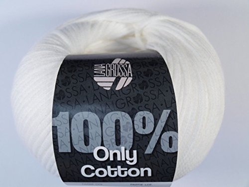 LANA GROSSA Only Cotton, 01 - Weiß