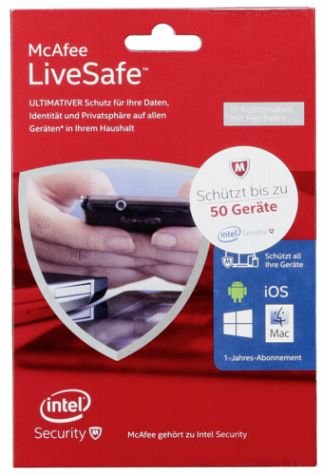 Preisvergleich Produktbild McAfee LiveSafe 15