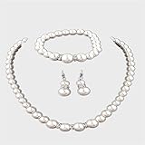 En comparación con un solo arete o collar, un conjunto de joyas puede ser más capaz de expresar lo que sientes por alguien, tal vez sea una sorpresa para ella.Al mismo tiempo, reduce la molestia de cómo combinar las joyas, como un regalo para su hija, hermana, novia, etc., en ocasiones especiales como cumpleaños, Acción de Gracias, aniversario, Navidad, Año Nuevo.