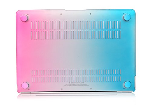 MacBook 12 Retina Hülle, iNeseon Ultra Slim Plastik Leichte Hartschale Tasche Cover Case Schutzhülle für New MacBook 12″ zoll Retina Display 2015 Freisetzung Modell:A1534(Regenbogen) - 6