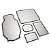 Produktbild DEMCiflex Staubfilter Set für Corsair 600T schwarz/schwarz