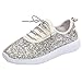 Produktbild Luckhome Laufschuhe Damen Socken Damen Hausschuhe Damen Yoga Damen Sneaker Schuhe Frauen im Freien Sequined Tuch beiläufige Sportschuhe, die Breathable Schuh-Turnschuhe Laufen LassenGrauEU:40