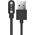 Fastrack Revoltt Fs1 2 Pin Smartwatch Charger for (Revoltt Fs1+ / Revoltt Fs1 Pro/ Fs1 Pro/Limitless Fs1+ Smartwatch) 0.2 M Magnetic Charging Cable, Black
