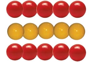 Manuel Gil Pack Bolas de Futbolín Superdura España, 15 Unidades, 34 mm (36 g), Alta Resistencia, Precisión de Juego