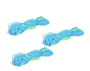 Evergreen Plant Climbing net, Creeper Plant Support net for Agriculture and Gardening (3 Mtrs X 1.5 Mtrs, Blue) (3)