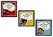 INDIANARA 3 PIECE SET OF FRAMED WALL HANGING KIDS ROOM DECOR SPIDERMAN BATMAN SUPERMAN ART PRINTS 8.7 INCH X 8.7 INCH WITHOUT GLASS RS.499.00