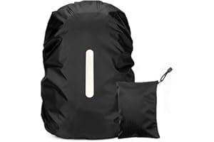 LICQIC Waterproof Rain Cover for Backpack, Reflective Rucksack Rain Cover for Outdoor, Hiking, Camping, Traveling, Cycling
