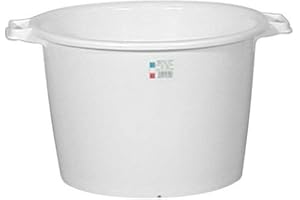 ALUMINIUM ET PLASTIQ Baquet Rond 30l d44 h30 Blanc Alimentaire