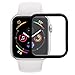 Produktbild M2 3D Schutzglas kompatibel mit Apple Watch 38mm Curved Glas Echtglas 9H Display Panzerglas Schutz Uhr Volle Abdeckung Hartglas Schwarz Rand