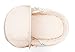 Kinder Valley Wicker Moses Basket (Apricot Waffle White)