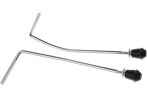 FLAMEER 2pcs Metal Bass Drum Legs for Drummer Musical Performance