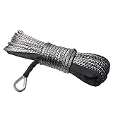 Brandneu XZANTE 3/16 Zoll x 33 Fu？ Synthetisches Windenseil 5800Lbs ATV Utv SUV Ramsey Kabel Linie W/Mantel