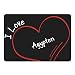 Produktbild Mousepad Modern I Love Ägypten schwarz